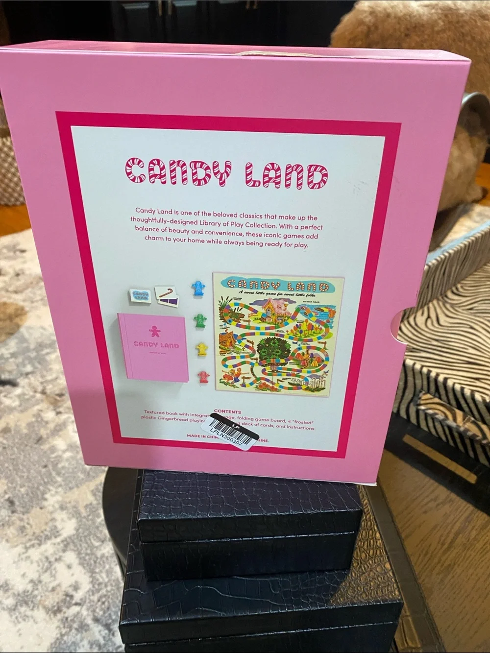 NIB Library of Play Candy Land Board Game Box - Pink